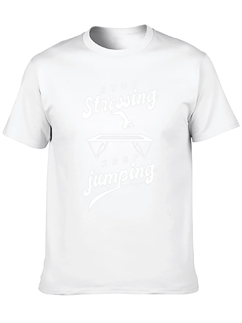 Stop Stressing Keep Jumping Graphic Tee
