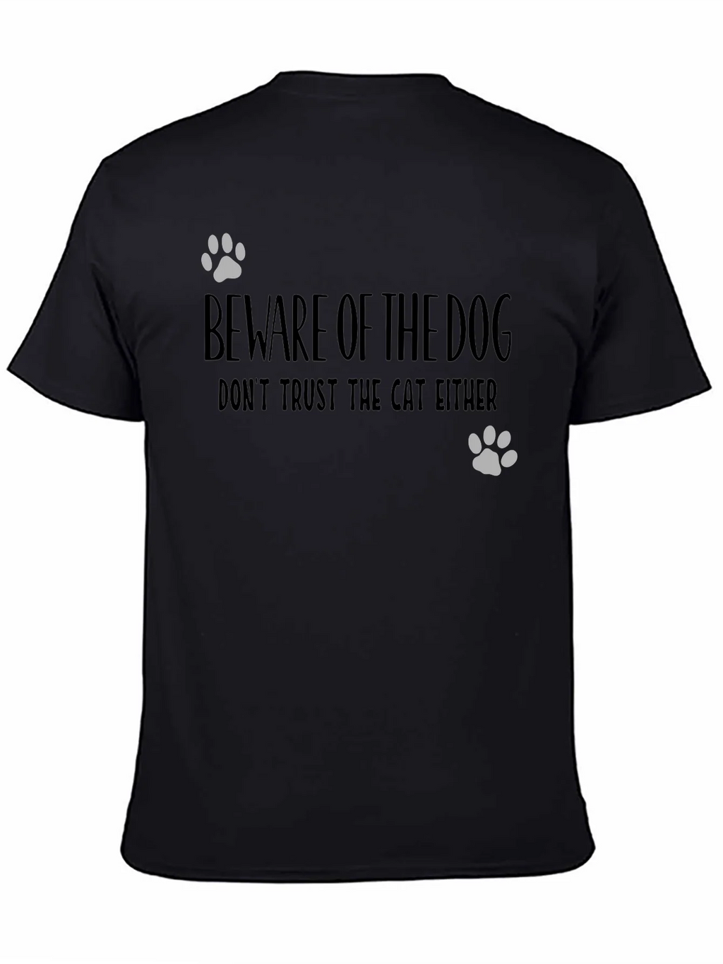 Beware of Dog Funny Graphic Tee