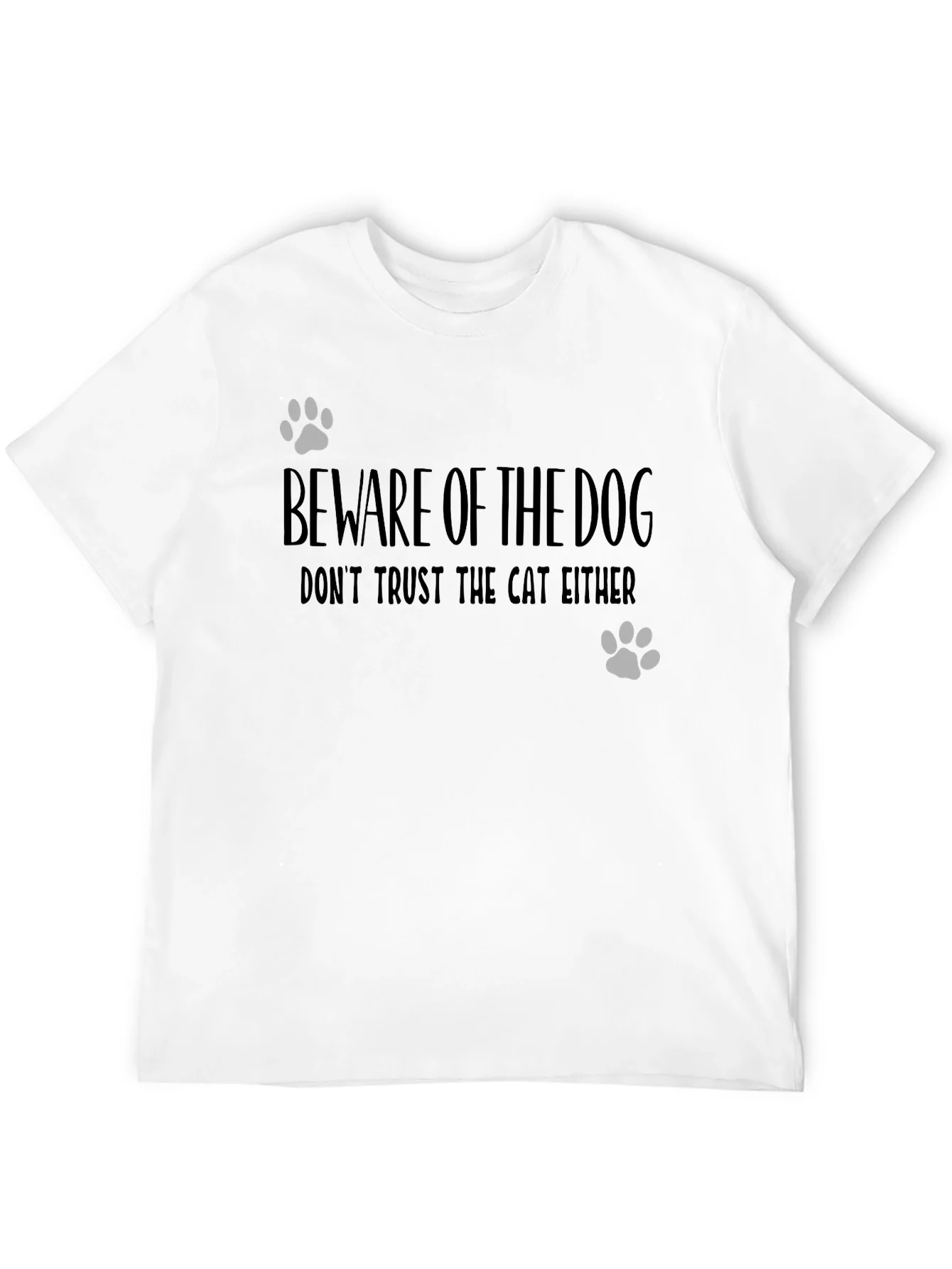 Beware of Dog Funny Graphic Tee