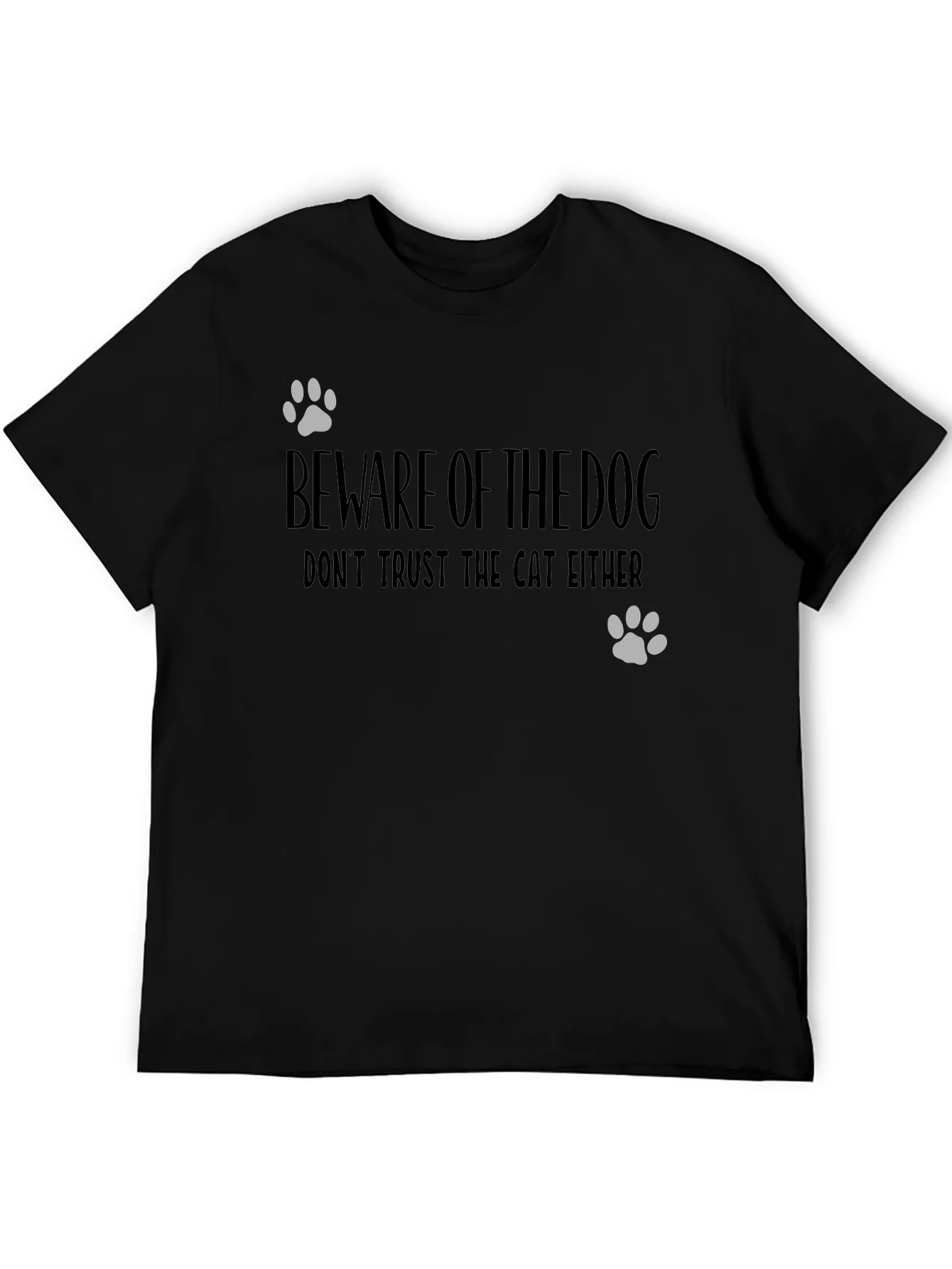 Beware of Dog Funny Graphic Tee