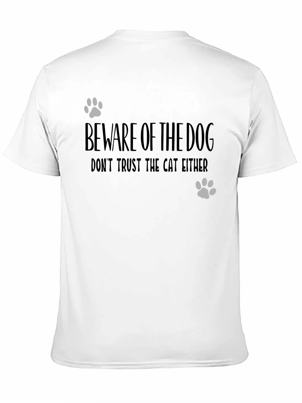 Beware of Dog Funny Graphic Tee