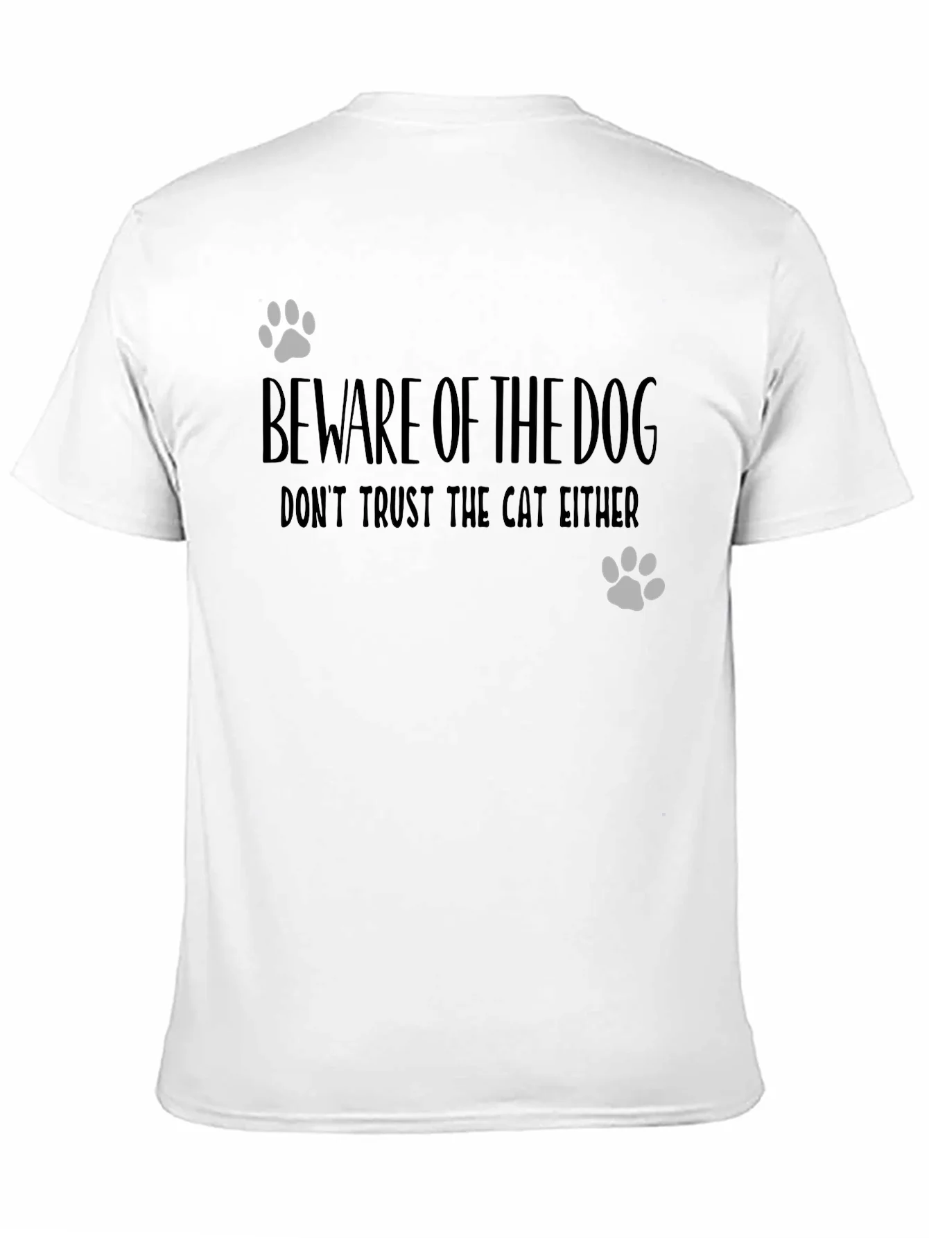 Beware of Dog Funny Graphic Tee