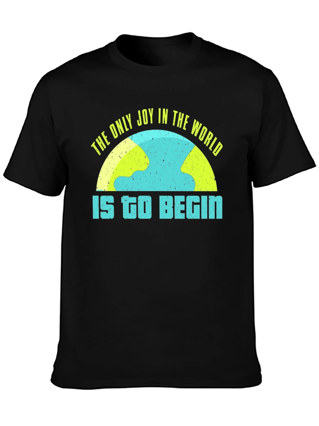 Joy To Begin Graphic Tee - Black