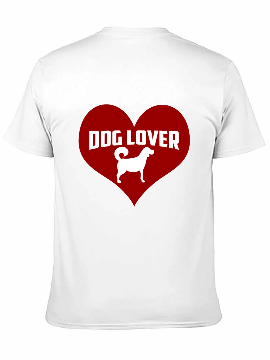 Dog Lover Graphic Tee - Heart Design