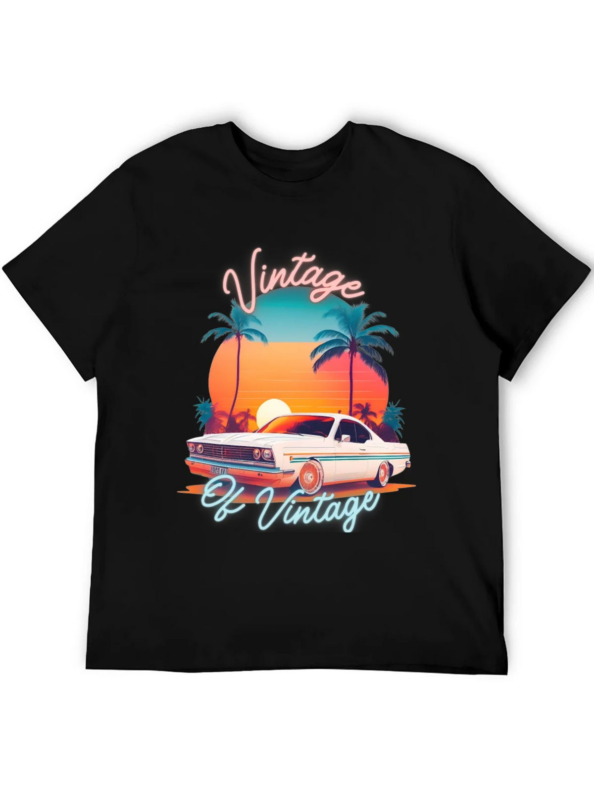 Vintage Car T-Shirt - Retro Style