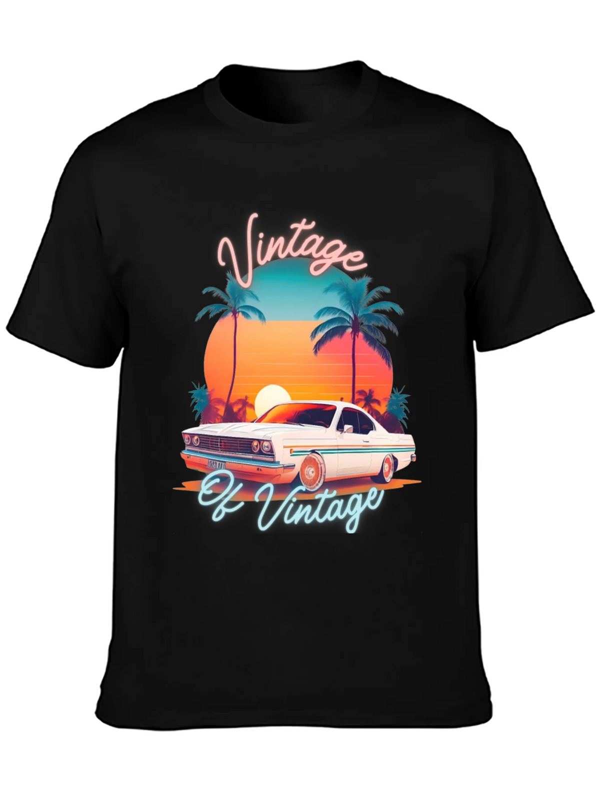 Vintage Car T-Shirt - Retro Style