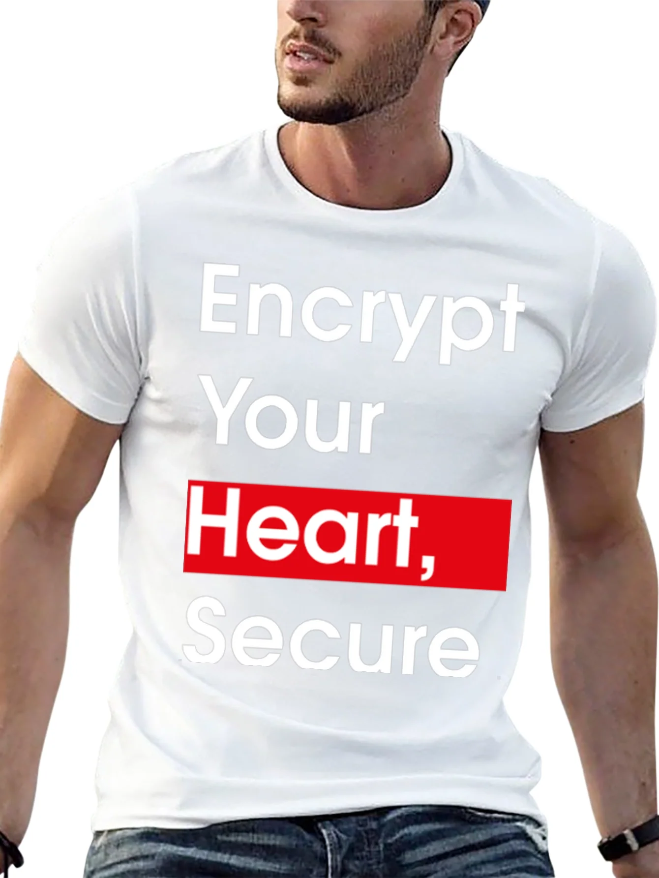 Encrypt Your Heart Graphic Tee