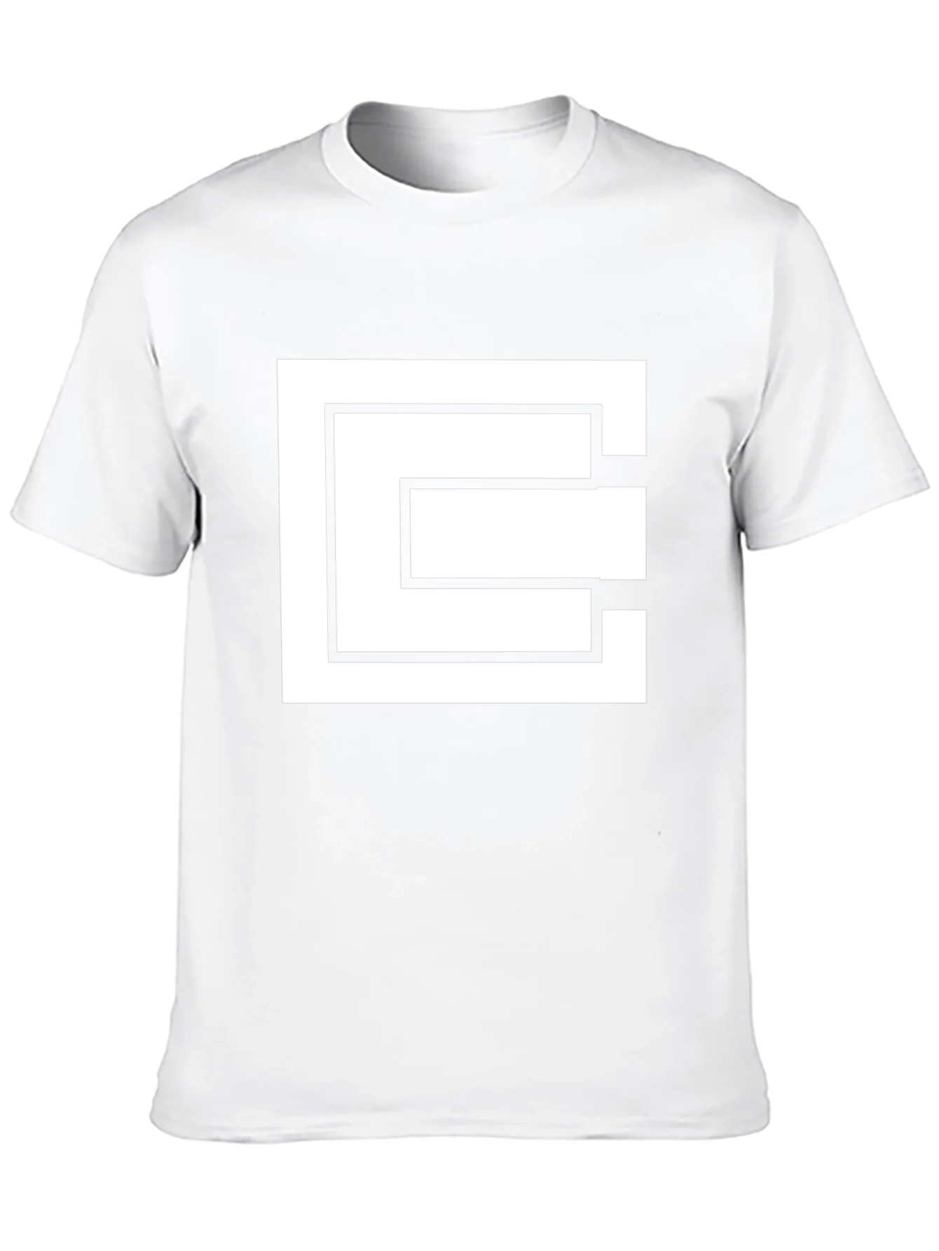 Geometric Square Black T-Shirt