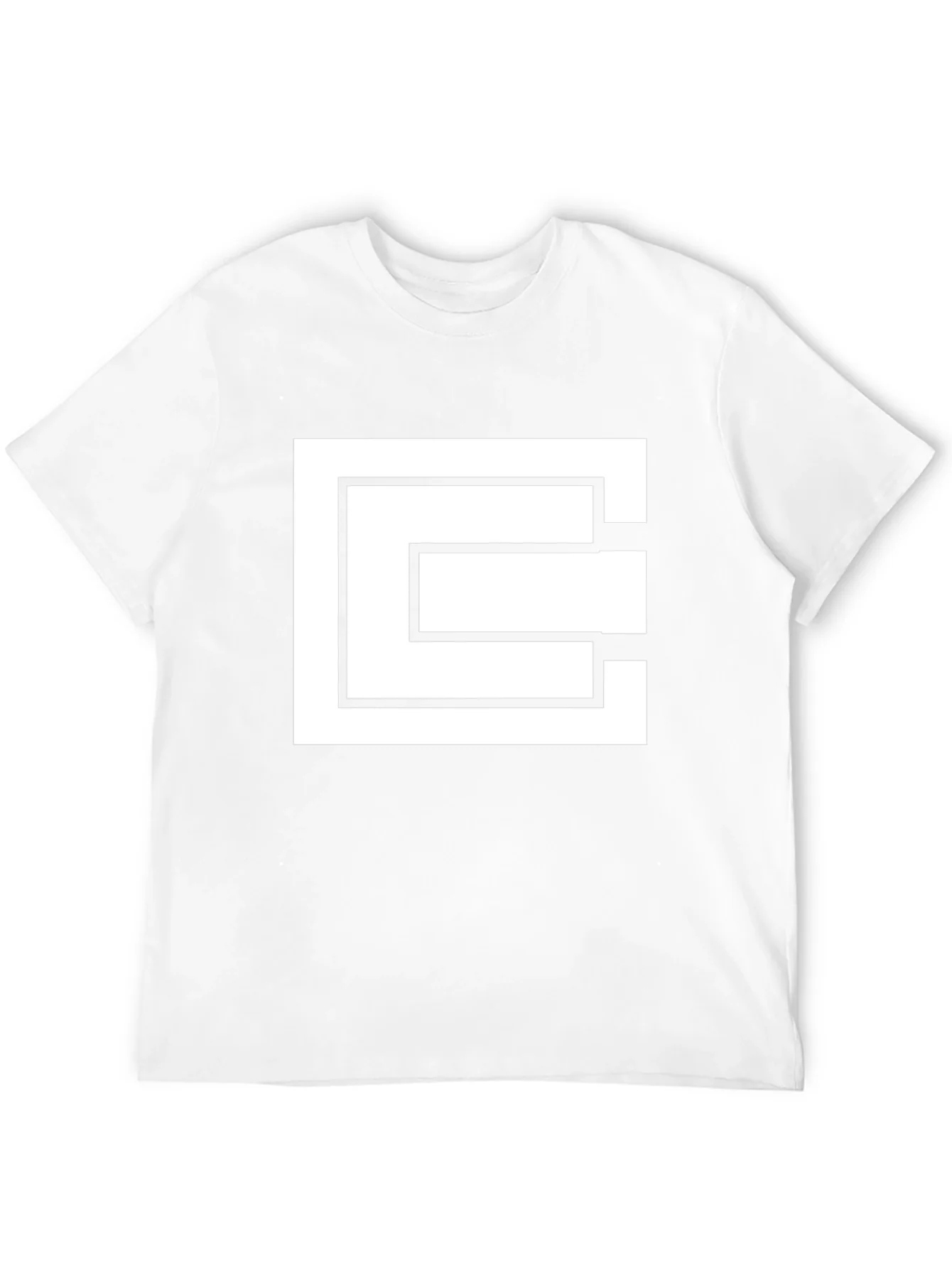 Geometric Square Black T-Shirt