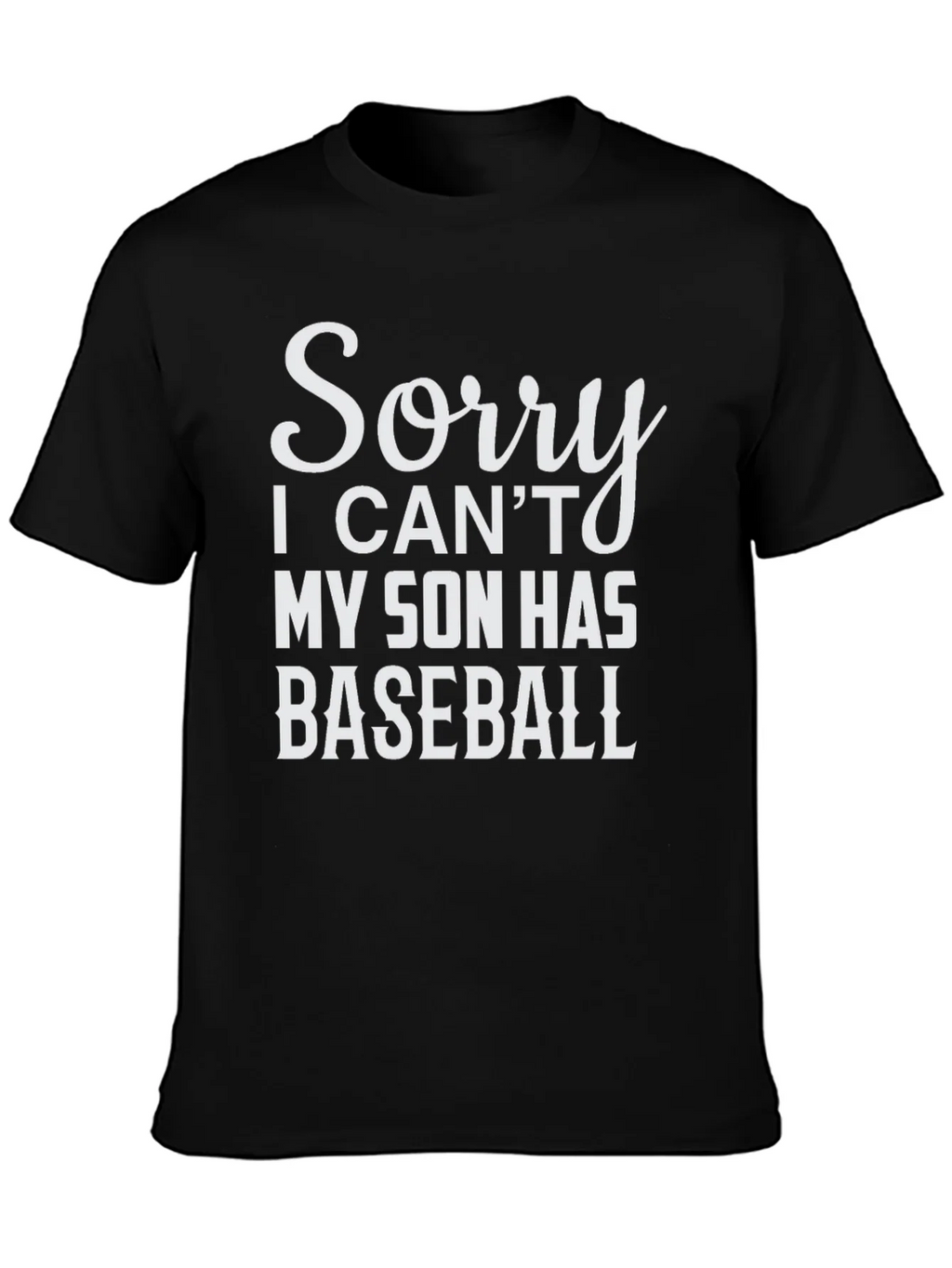 Funny Baseball Dad T-Shirt - Sons Baseball Game Tee