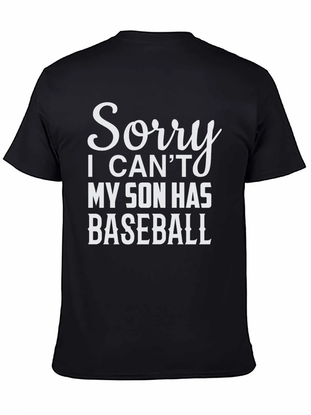 Funny Baseball Dad T-Shirt - Sons Baseball Game Tee