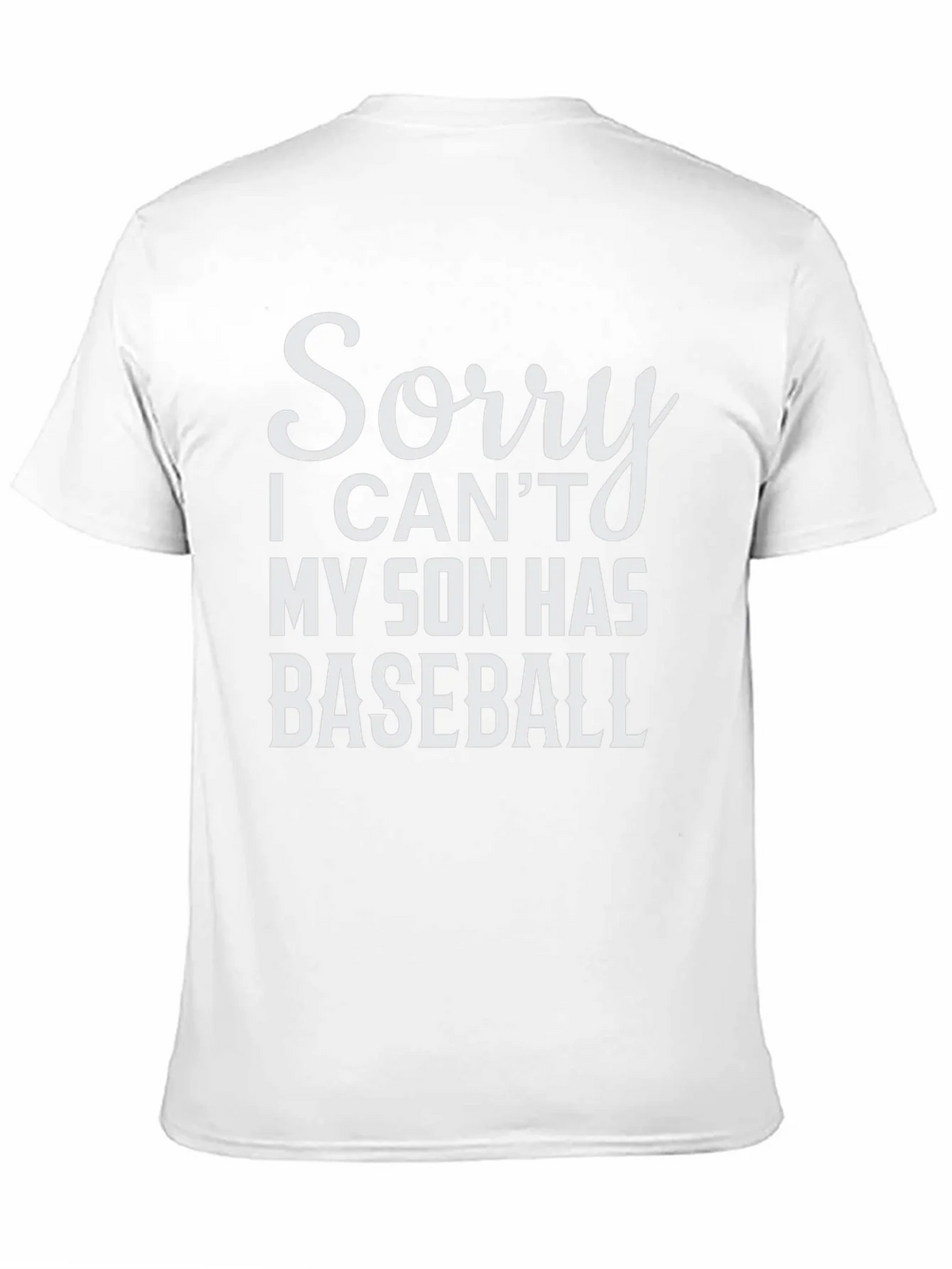 Funny Baseball Dad T-Shirt - Sons Baseball Game Tee
