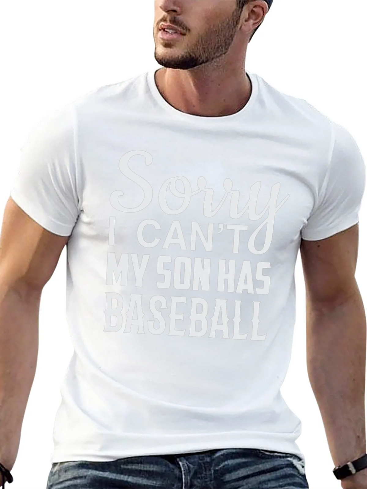 Funny Baseball Dad T-Shirt - Sons Baseball Game Tee