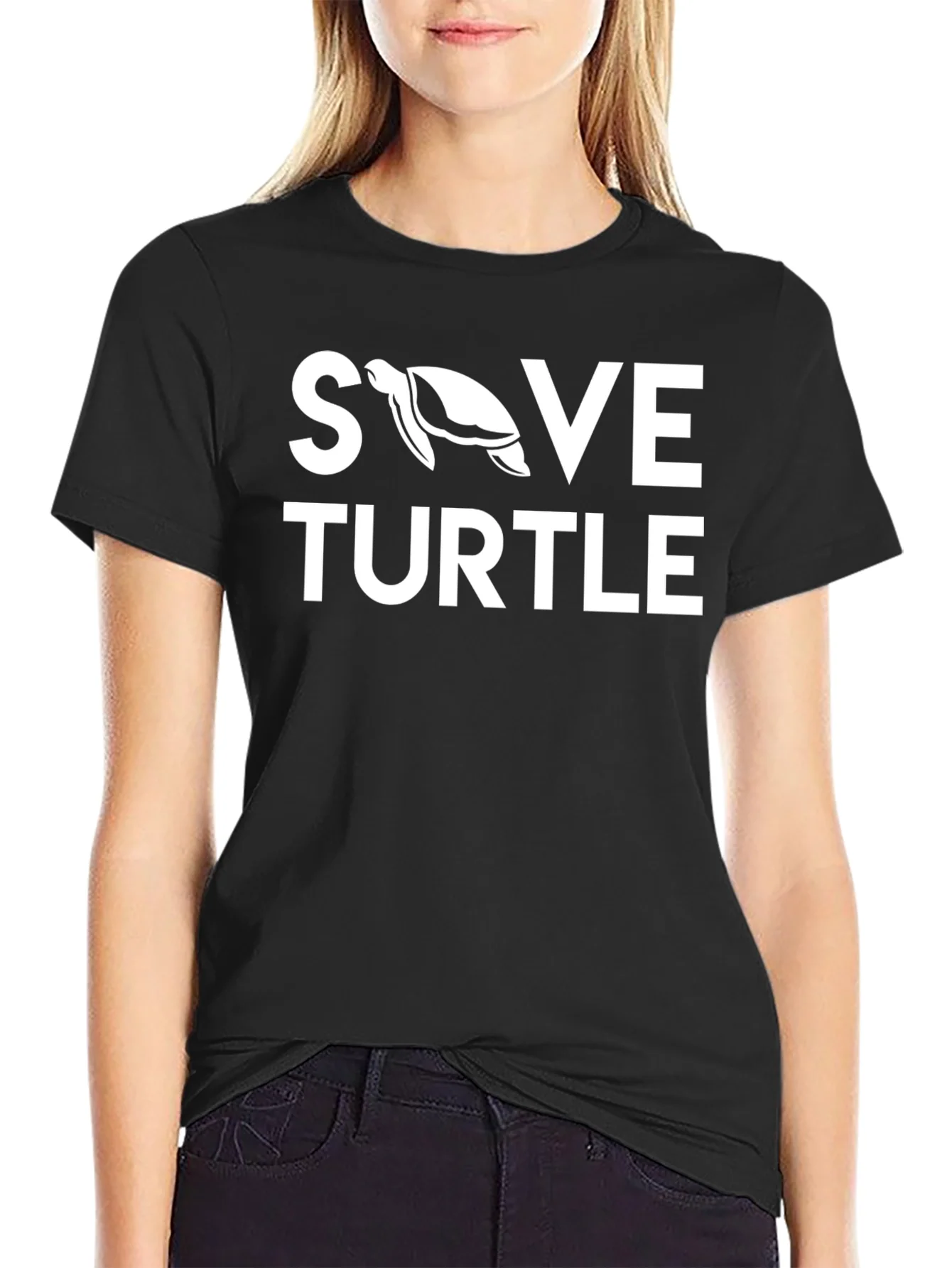 Save Turtle Graphic T-Shirt