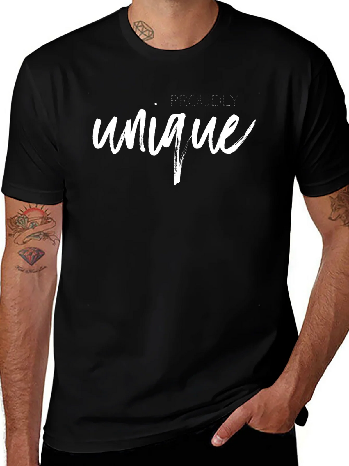 Unique Graphic Tee - Soft Cotton Blend T-Shirt