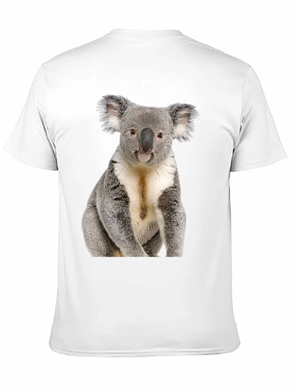 Koala Bear Graphic T-Shirt - Black Cotton Tee
