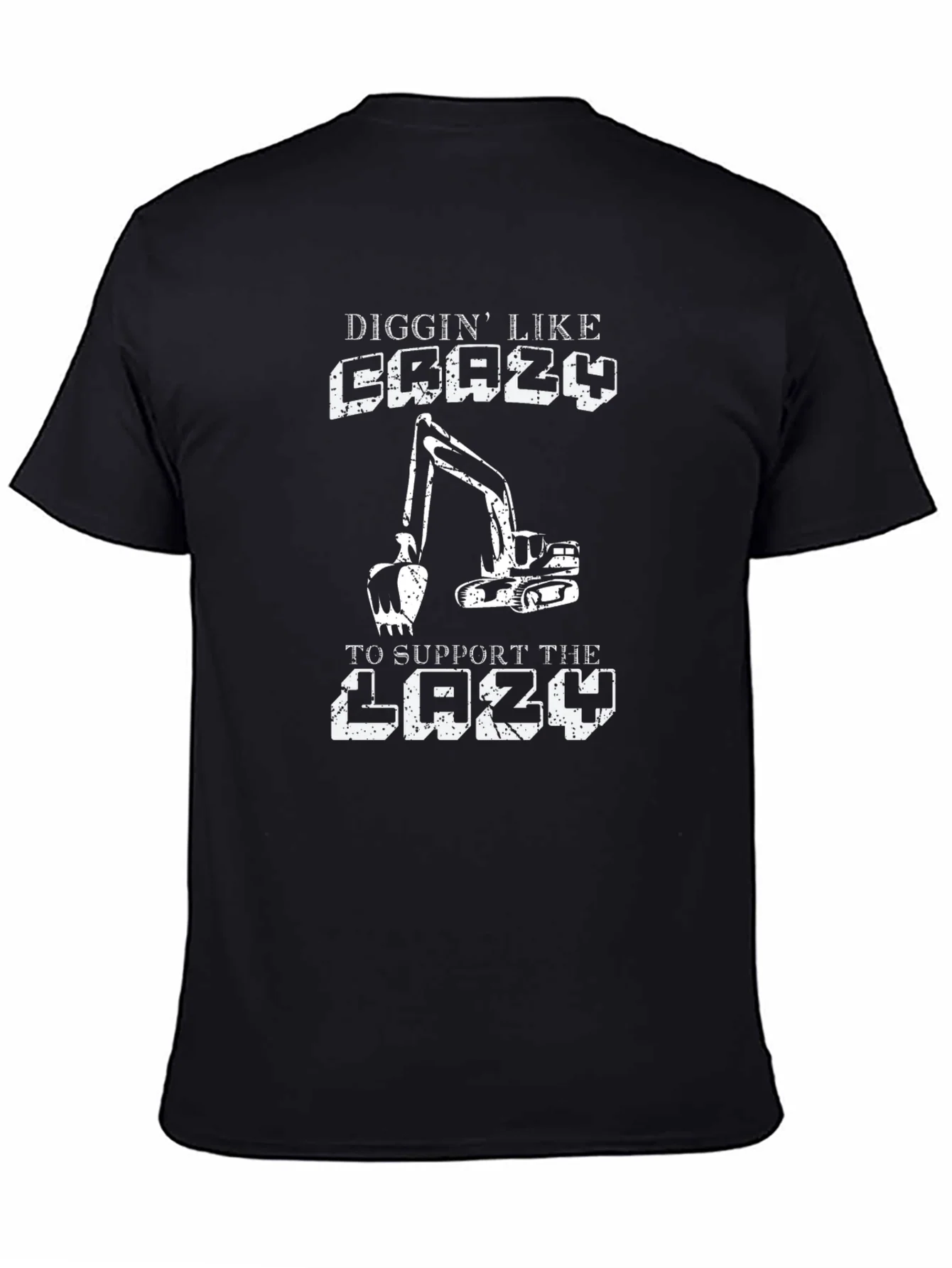 Diggin Like Crazy Mens Black T-Shirt