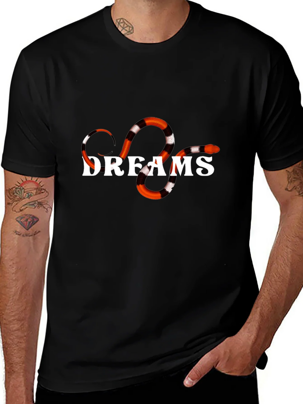 Dreams Snake Graphic T-Shirt