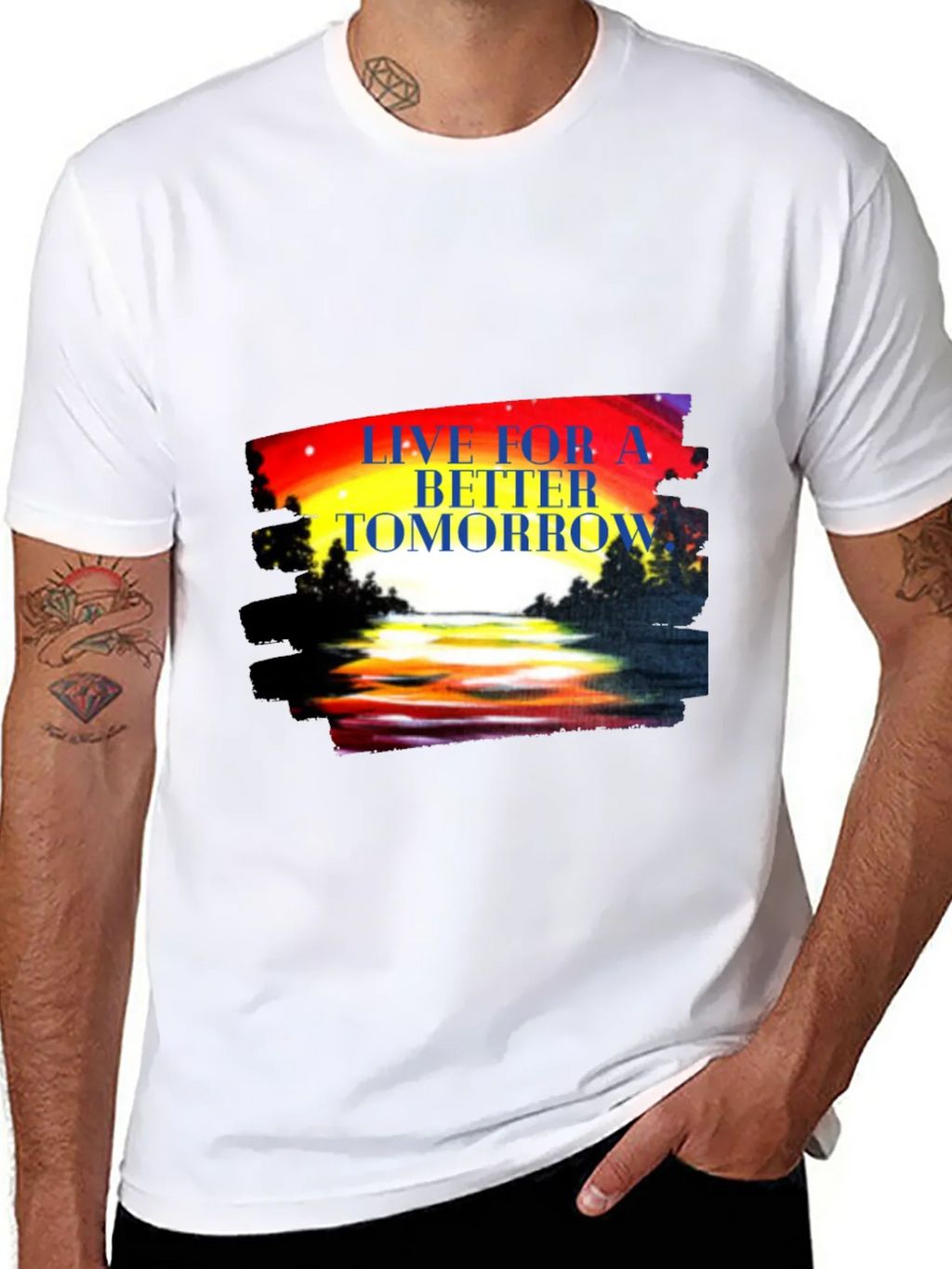 Live for a Better Tomorrow Graphic Tee