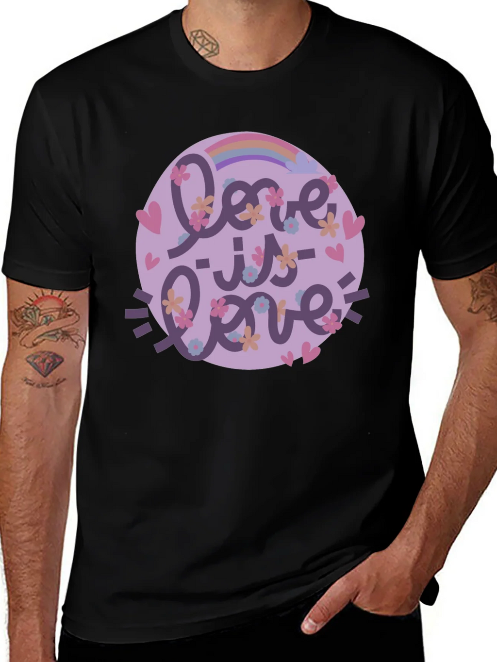 Love Is Love LGBTQ+ Graphic T-Shirt