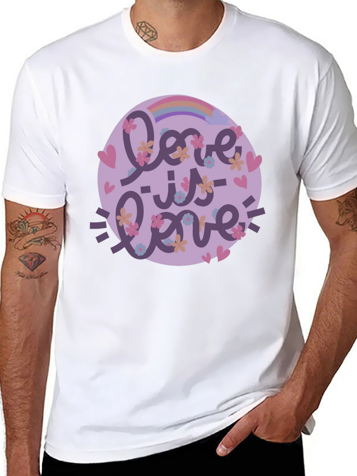 Love Is Love LGBTQ+ Graphic T-Shirt