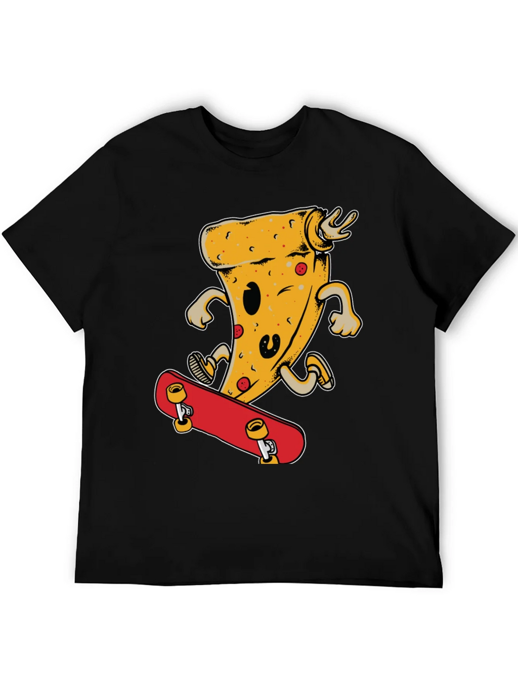 Pizza Skateboard T-Shirt - Fun & Stylish