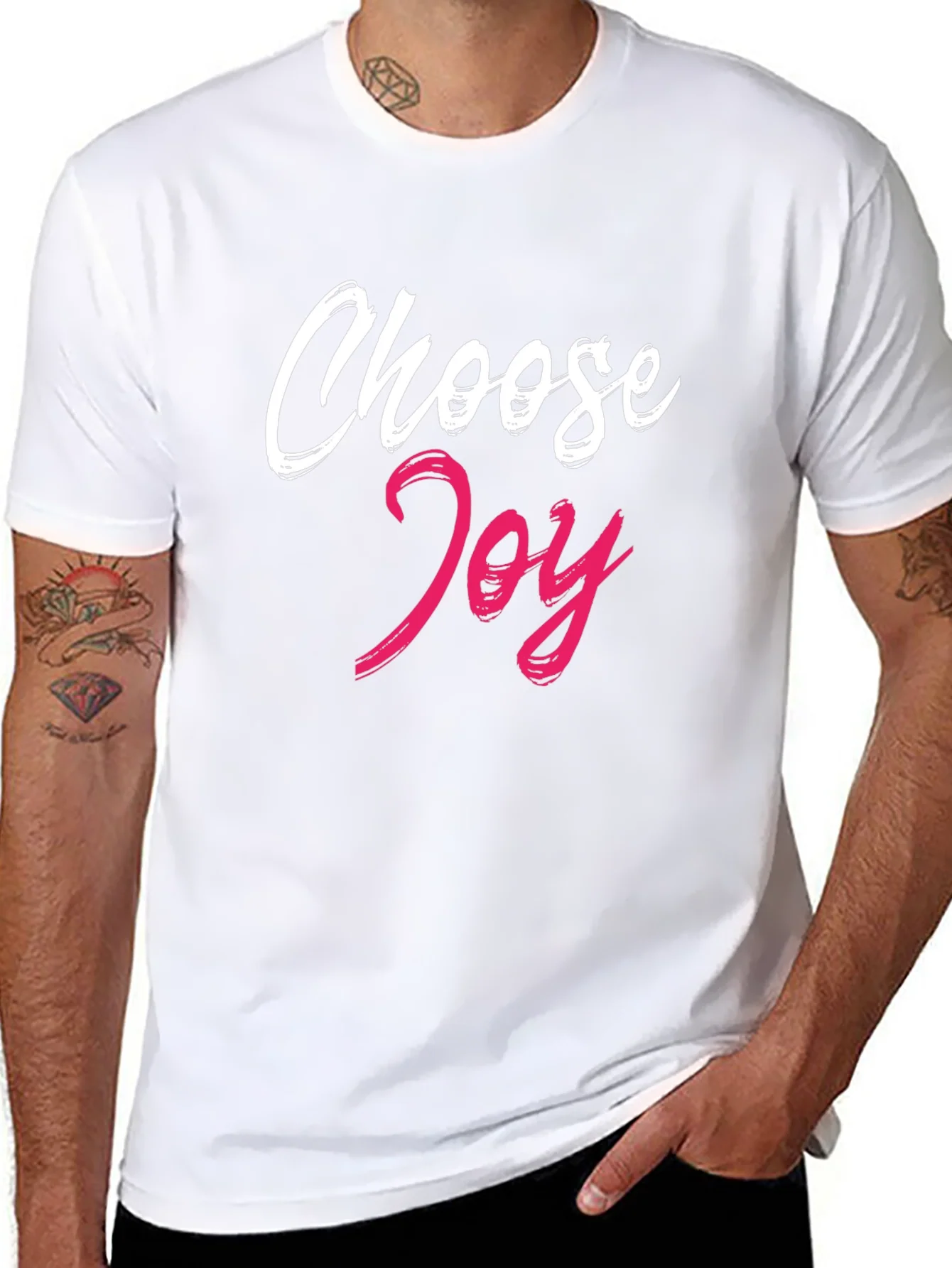 Choose Joy Graphic Tee - Positive Vibes