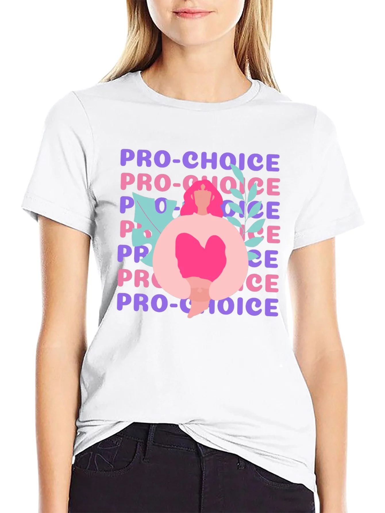 Pro-Choice Graphic T-Shirt - Black