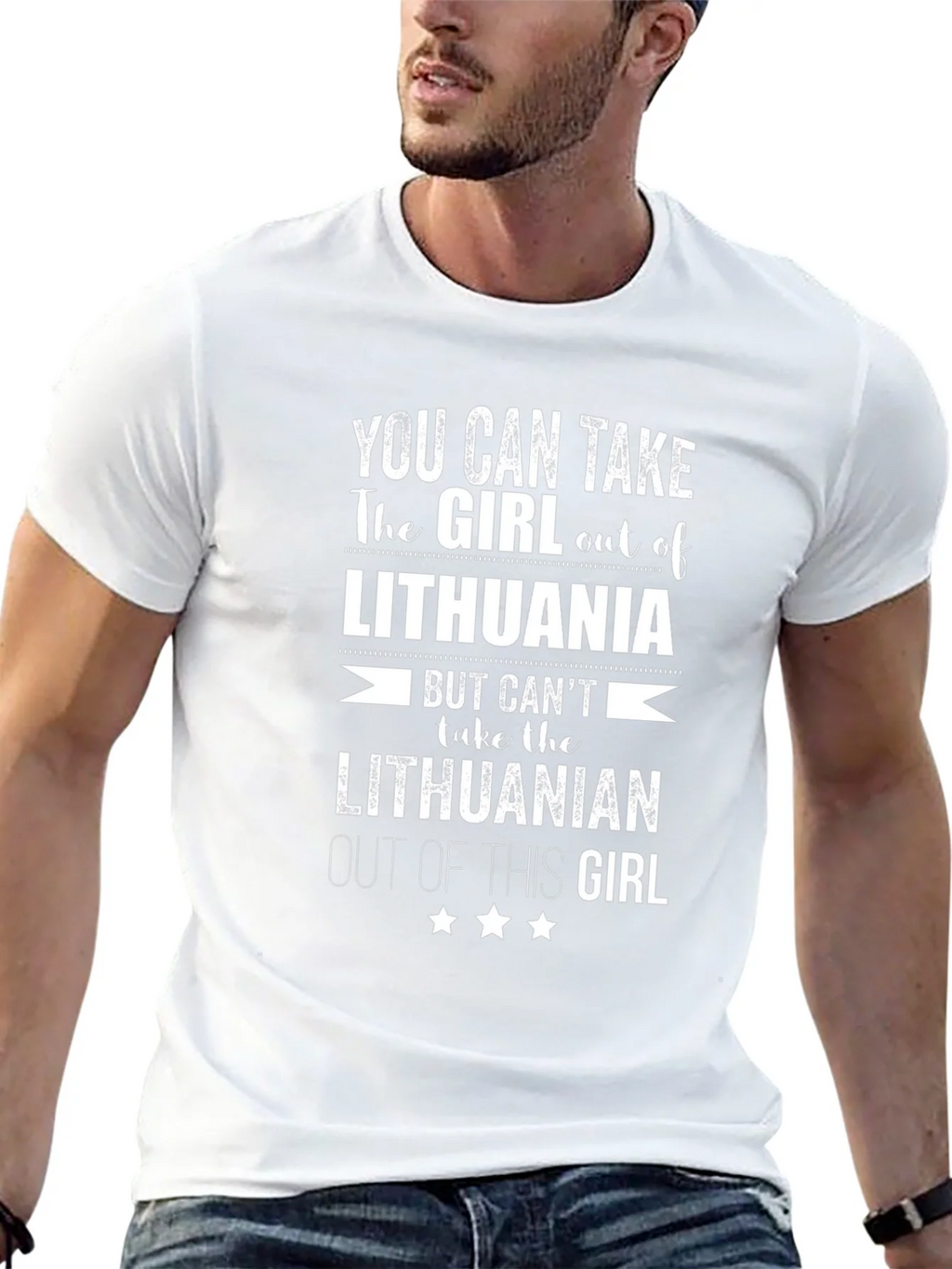 Lithuanian Girl T-Shirt - Unique Novelty Graphic Tee
