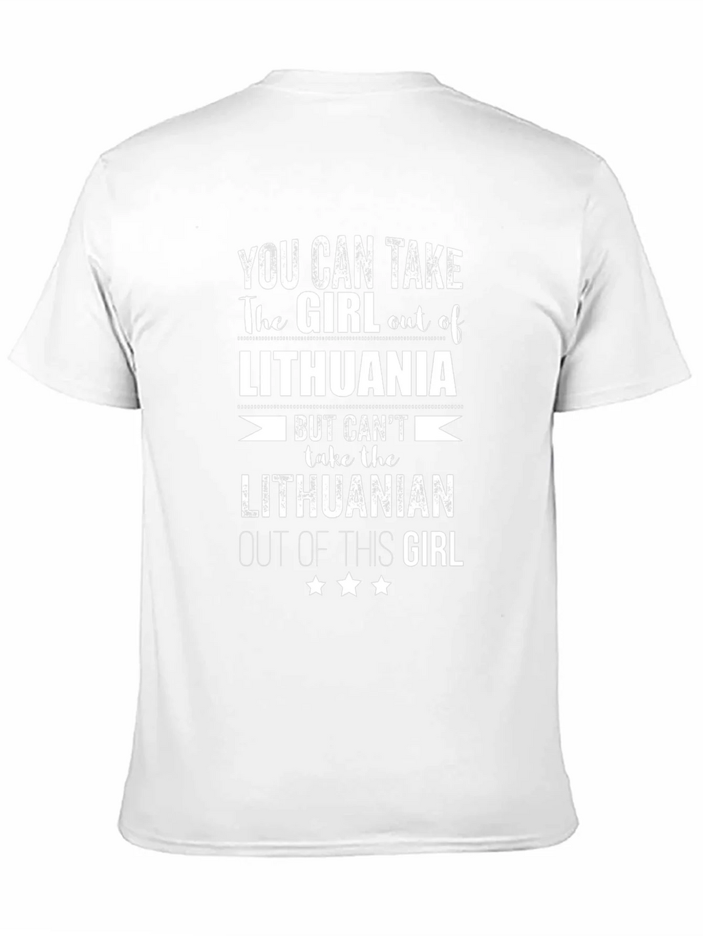 Lithuanian Girl T-Shirt - Unique Novelty Graphic Tee