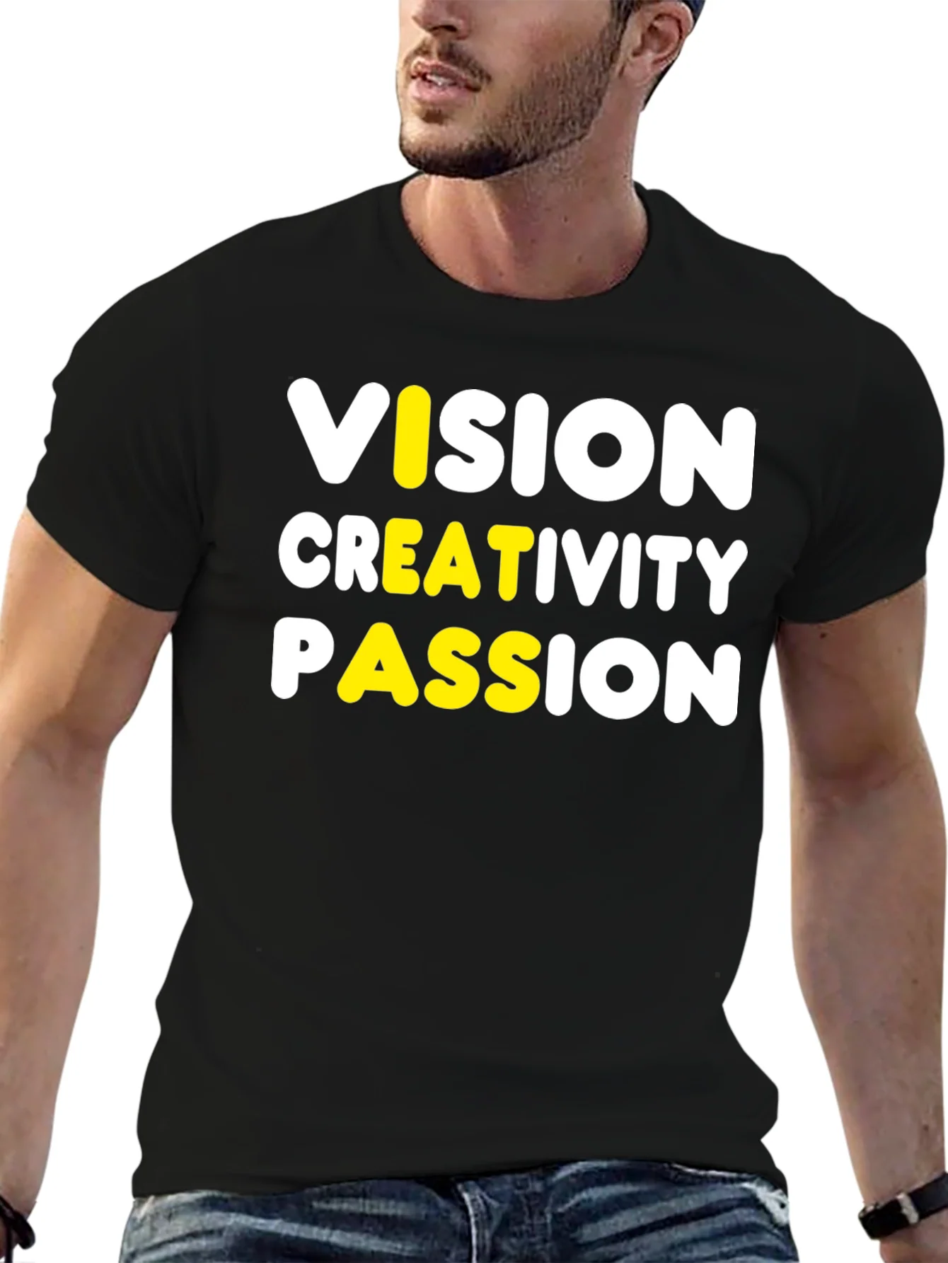 Vision Creativity Passion Graphic Tee