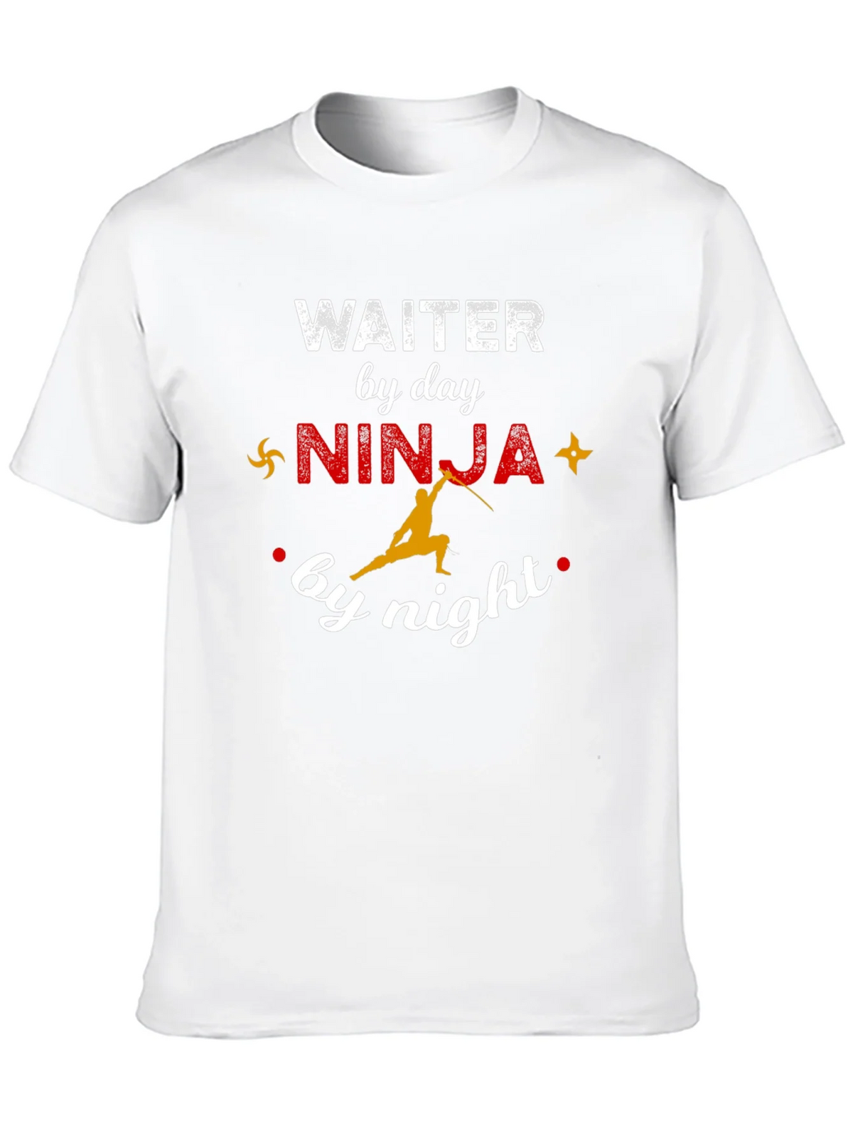Waiter by Day Ninja by Night Graphic Tee