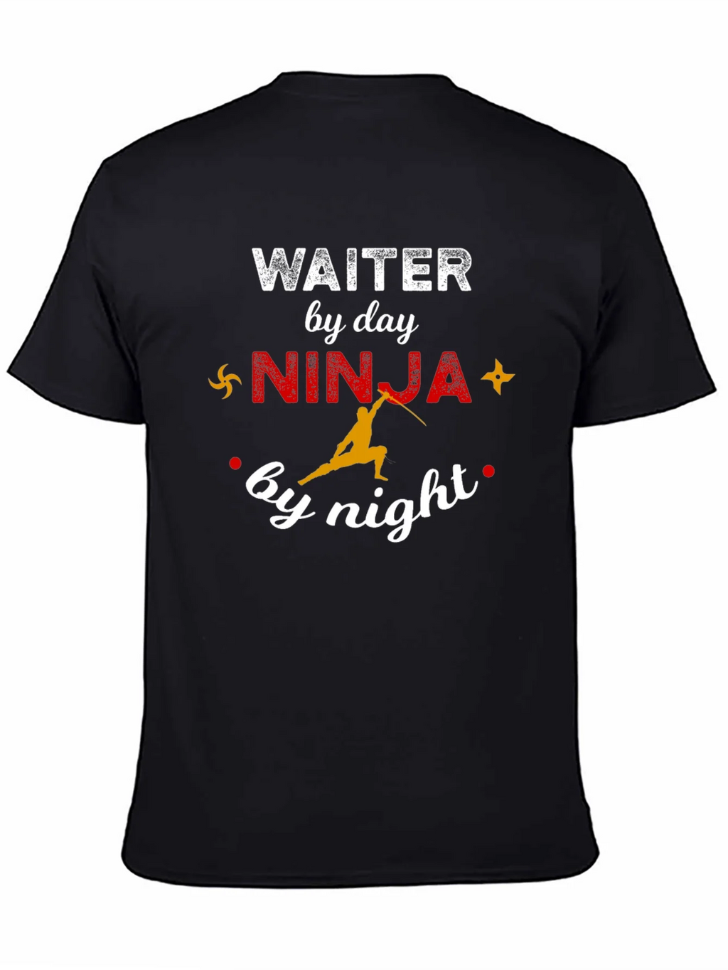 Waiter by Day Ninja by Night Graphic Tee