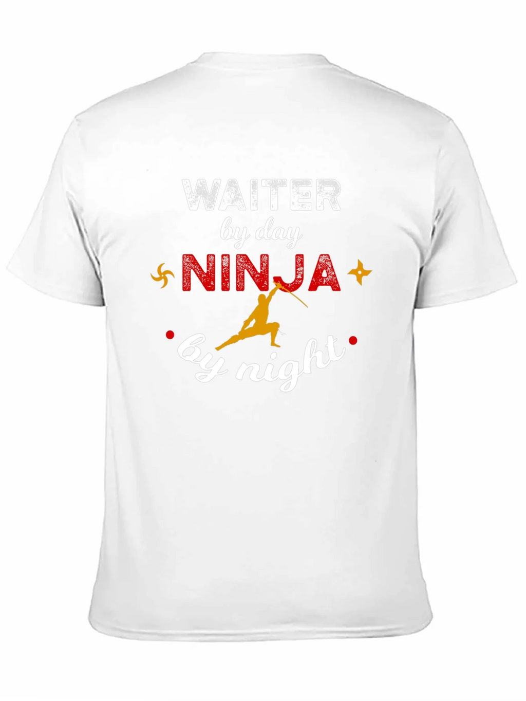 Waiter by Day Ninja by Night Graphic Tee