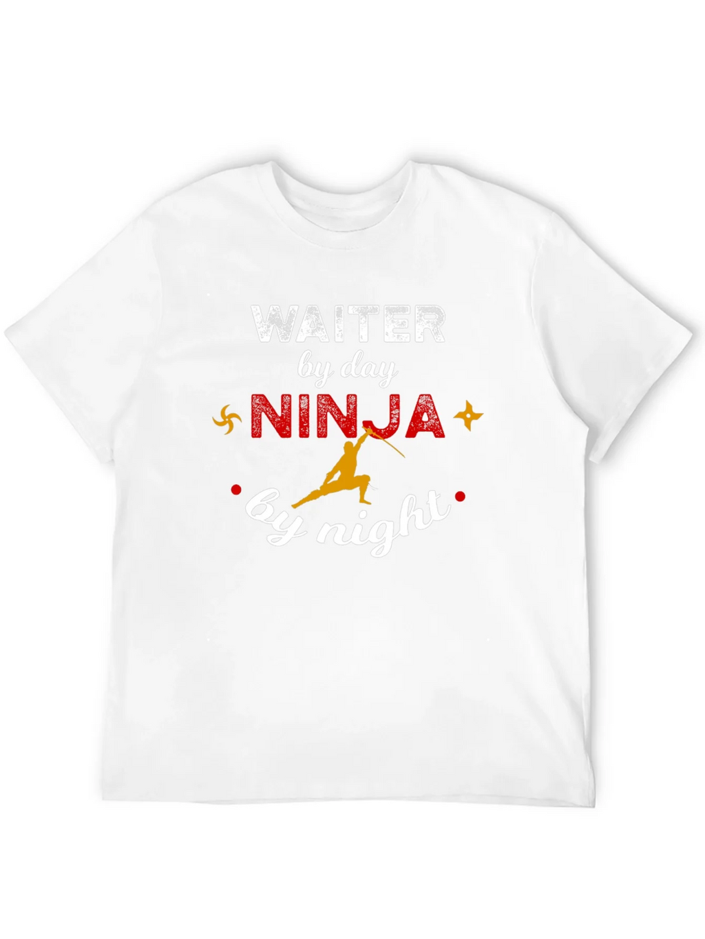 Waiter by Day Ninja by Night Graphic Tee