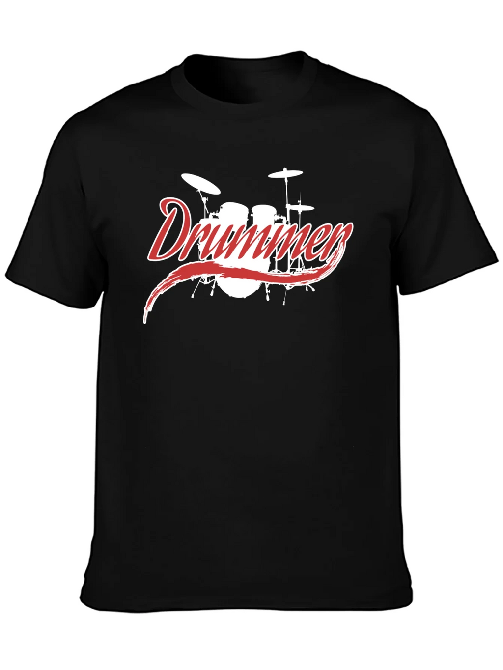 Drummer Graphic Tee - Black
