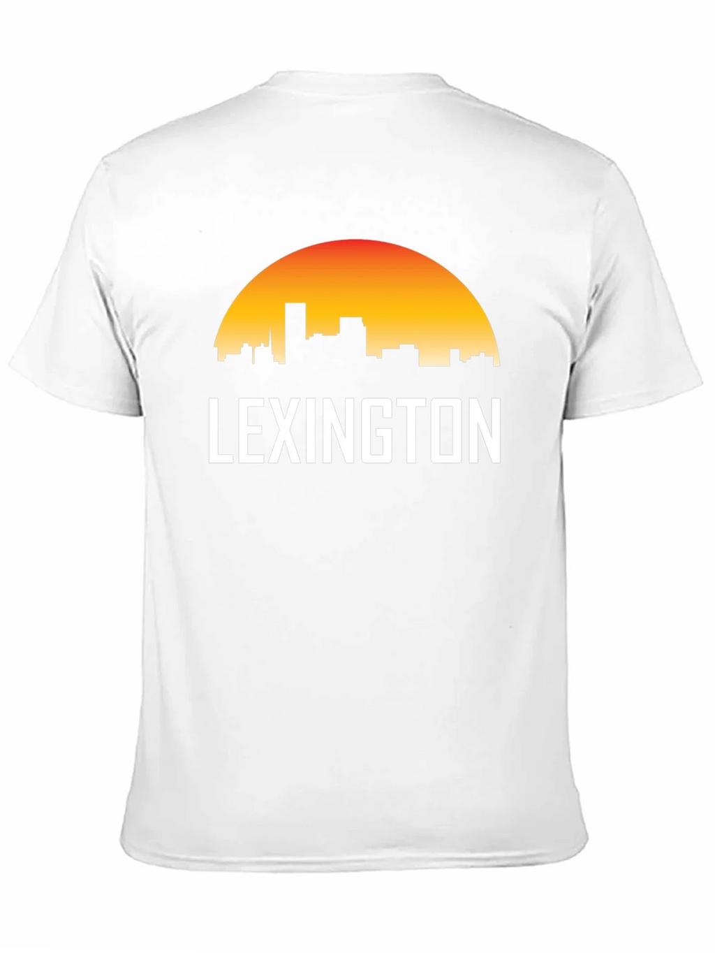 Lexington Skyline Graphic T-Shirt - Retro Sunset Tee