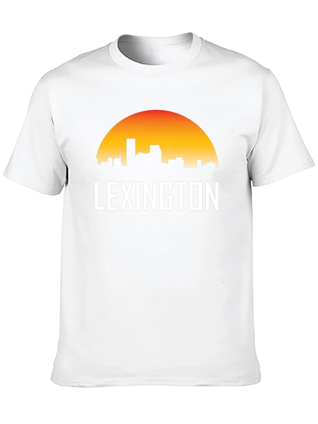 Lexington Skyline Graphic T-Shirt - Retro Sunset Tee