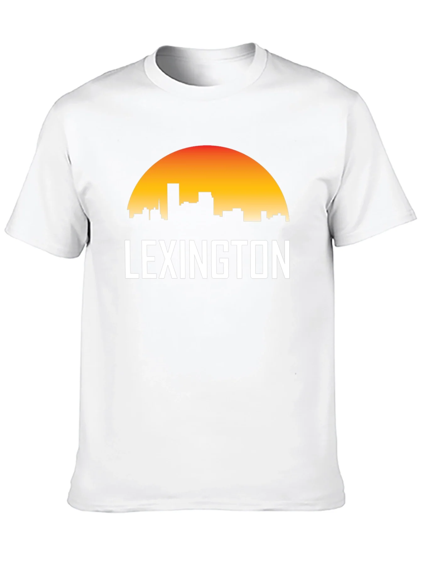 Lexington Skyline Graphic T-Shirt - Retro Sunset Tee