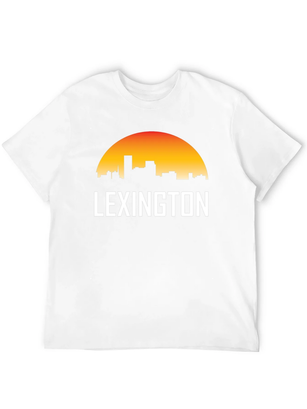 Lexington Skyline Graphic T-Shirt - Retro Sunset Tee
