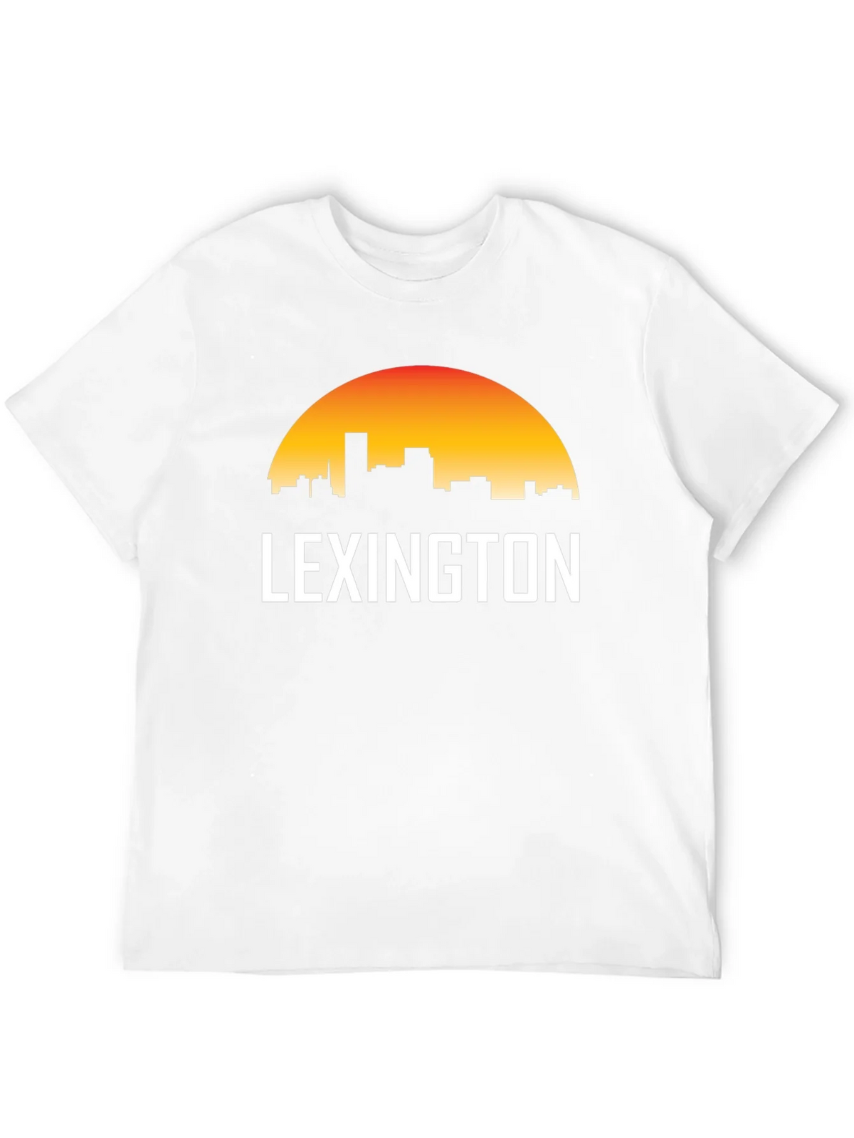 Lexington Skyline Graphic T-Shirt - Retro Sunset Tee