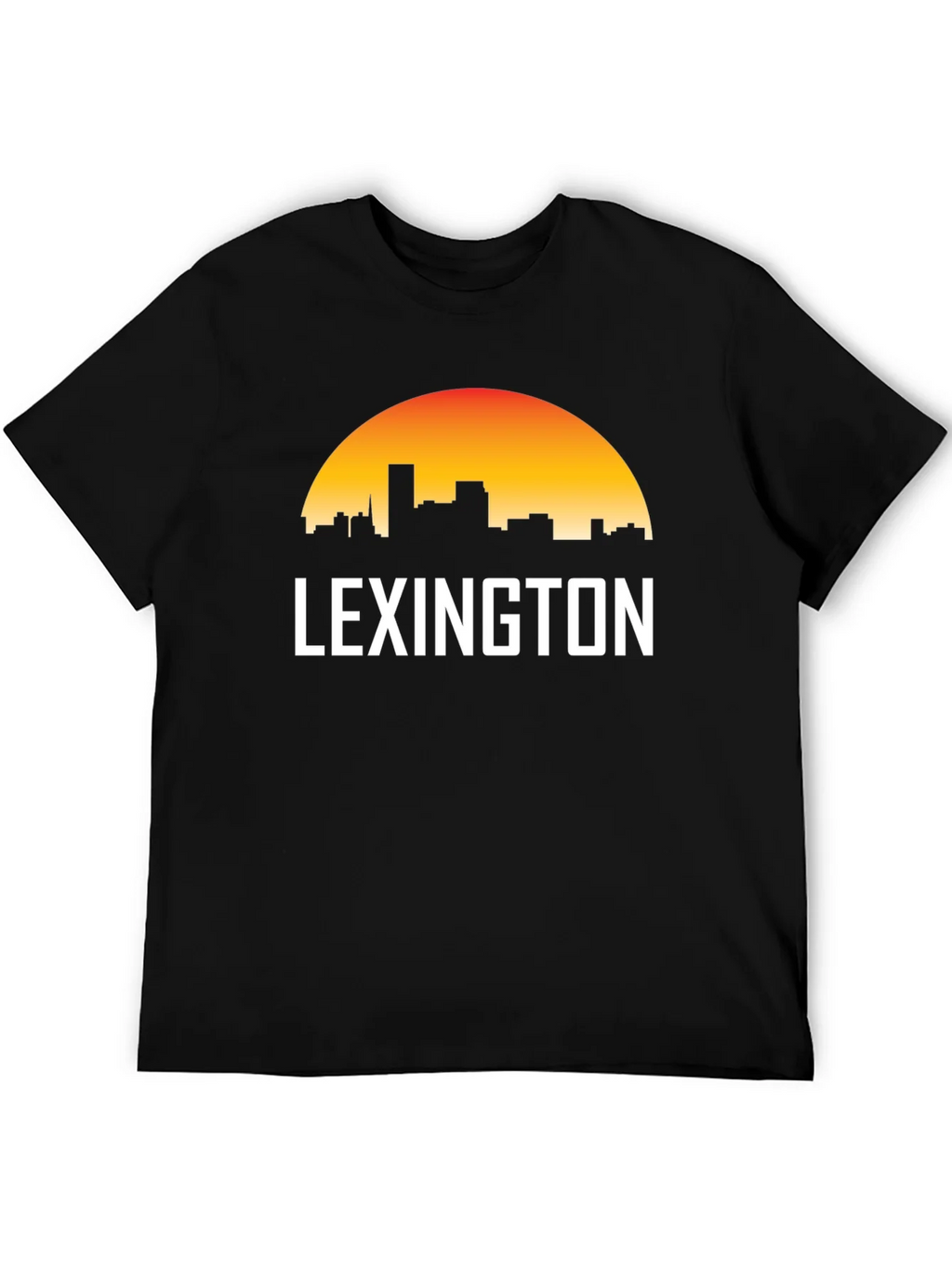 Lexington Skyline Graphic T-Shirt - Retro Sunset Tee