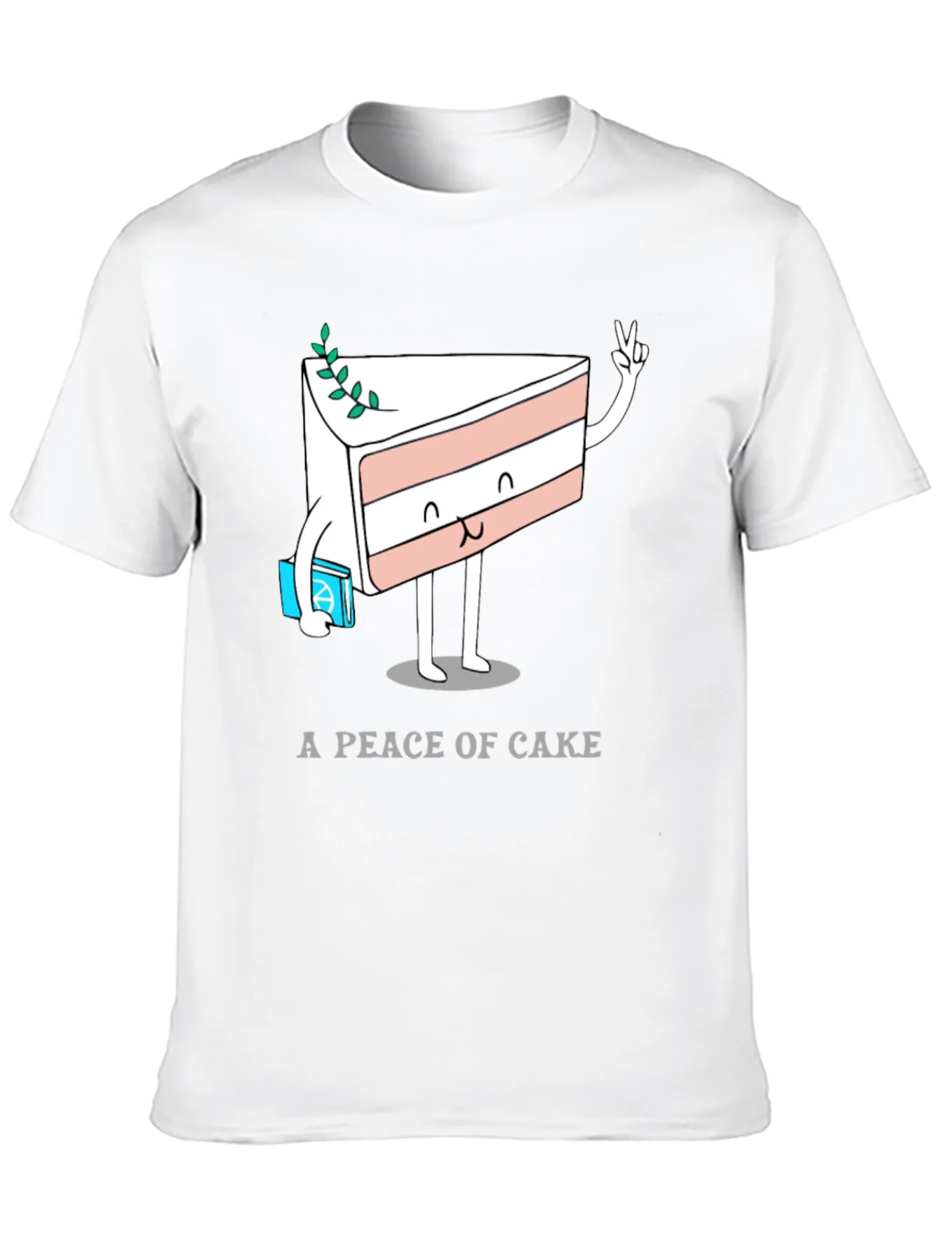 A Piece of Cake T-Shirt - Funny Cartoon Dessert Tee