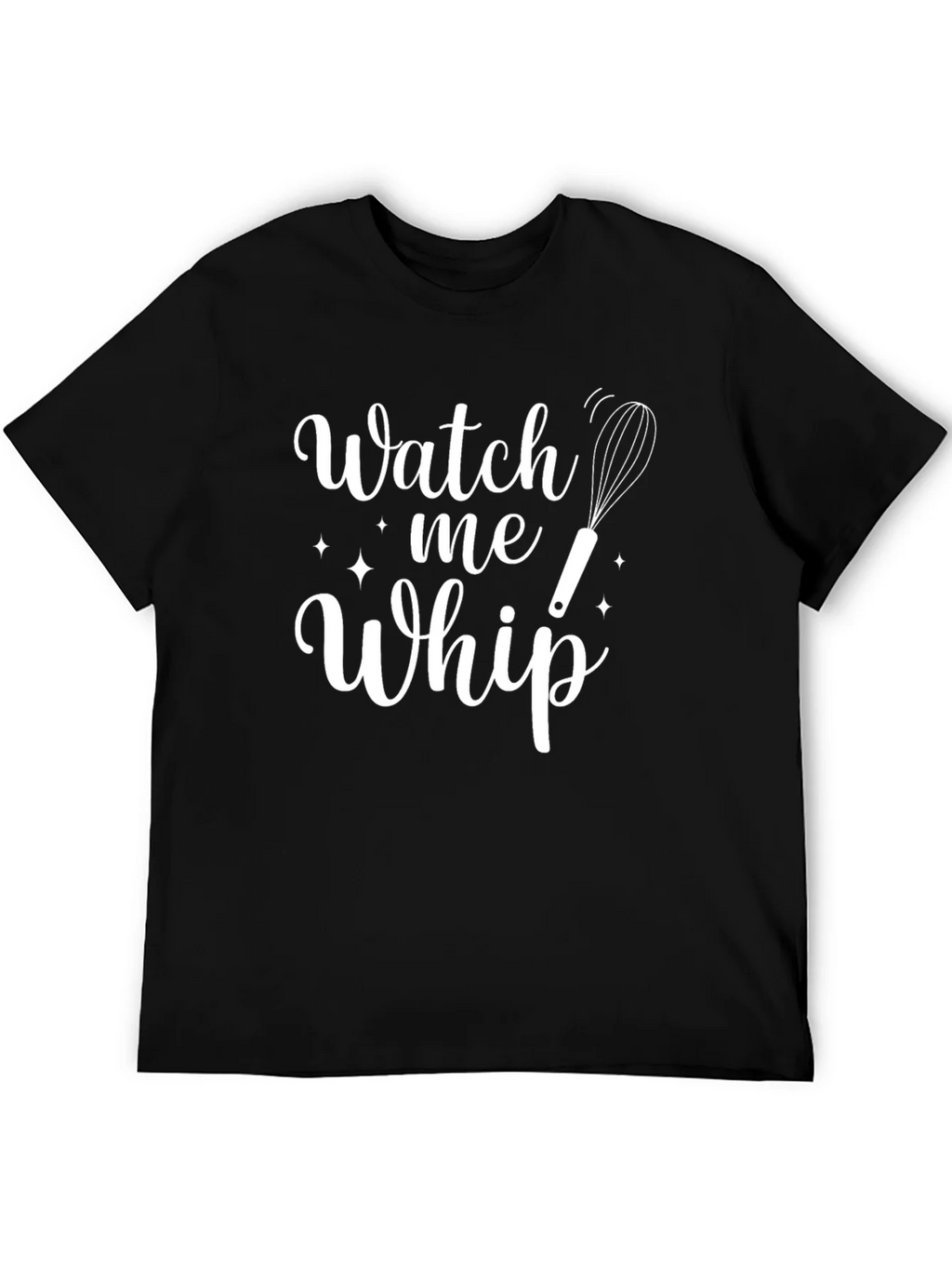 Watch Me Whip Black Crewneck T-Shirt