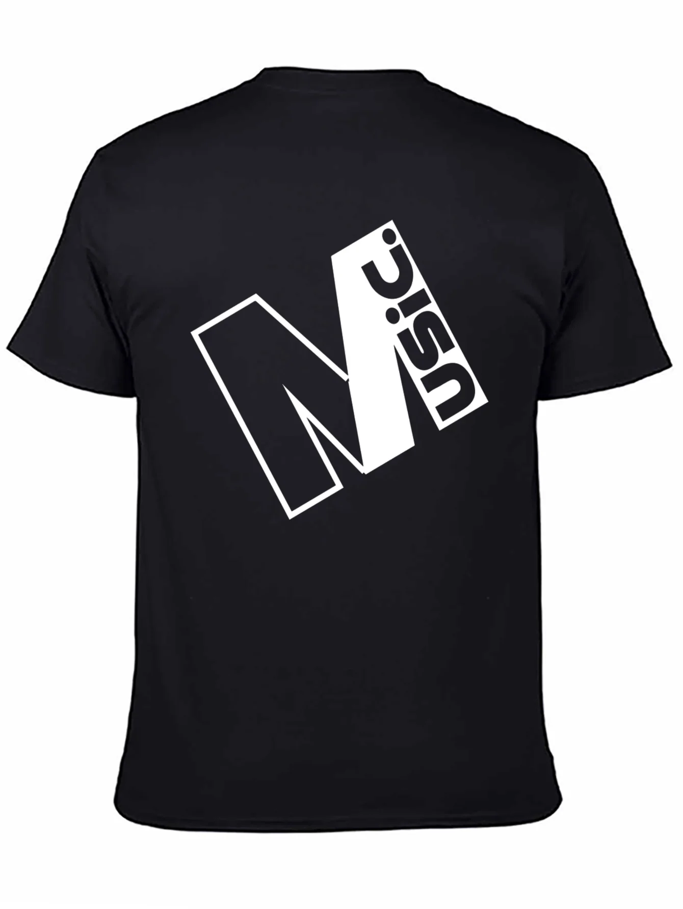 Modern Black Graphic Tee