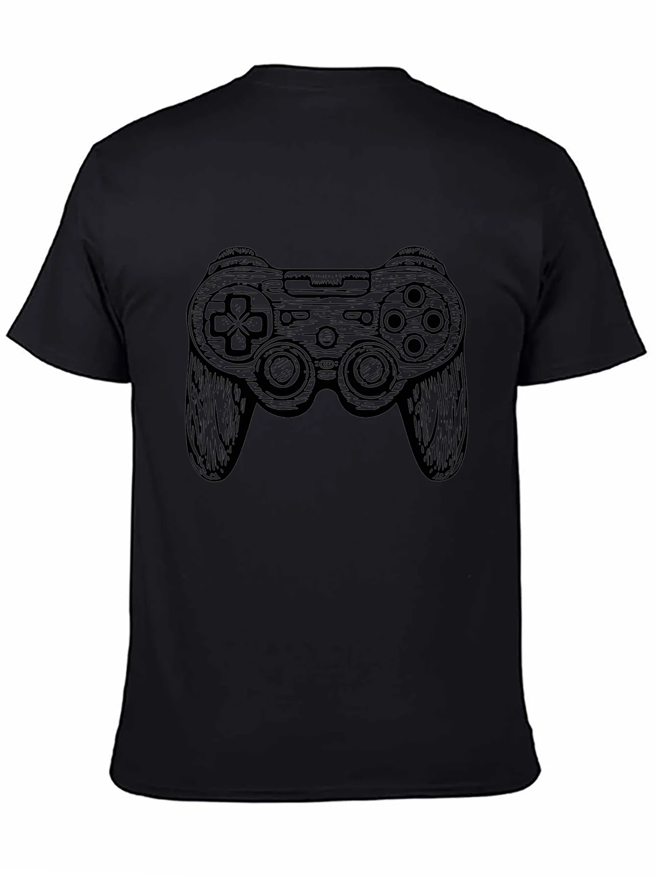Gaming Controller Graphic Tee - Black