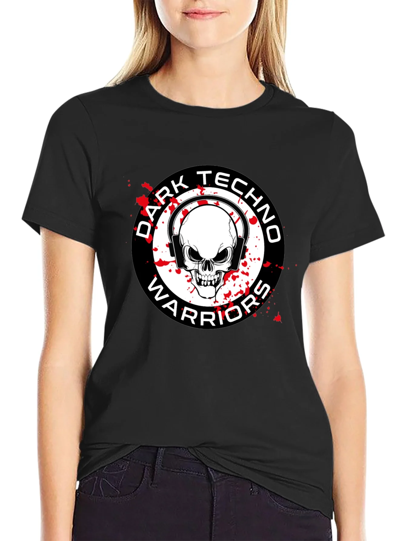 Dark Techno Warriors Graphic T-Shirt