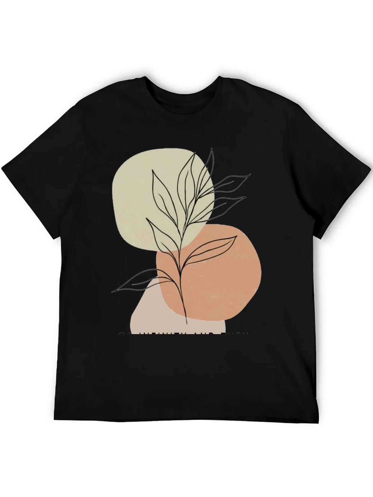 Abstract Art Plant Graphic Mens T-Shirt