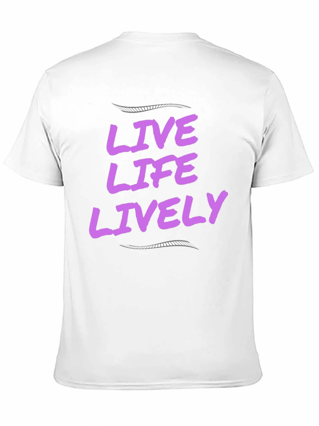 Live Life Lively Black T-Shirt
