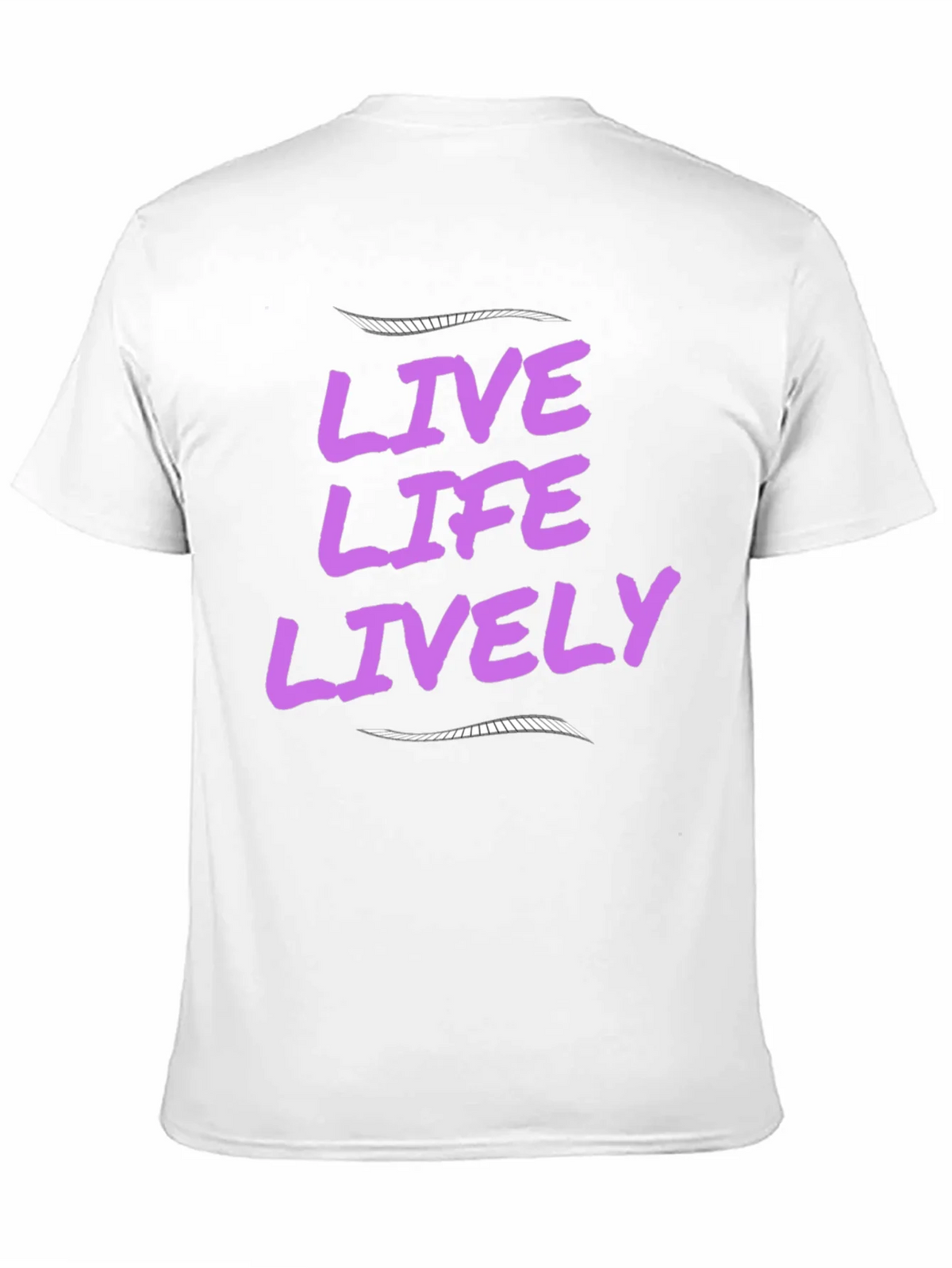 Live Life Lively Black T-Shirt